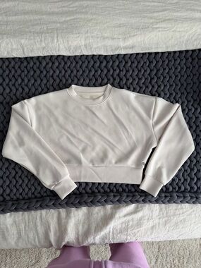 BuffBunny Cropped Crewneck Sweatshirt